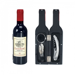 "בקבוק יין" ערכת 3 חלקים ליין