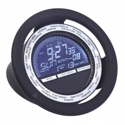 "דרייב" שעון עולם דיגיטלי עגול בעיצוב הגה