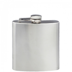 פלאסק 6oz נירוסטה חלק קלאסי