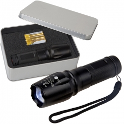 פנס מקצועי OPTO-LED בעוצמה 500 לומנס עם תאורת פוקוס משתנה במארז מתכתי פנס מקצועי OPTO-LED בעוצמה 500 לומנס עם תאורת פוקוס משתנה במארז מתכתי
