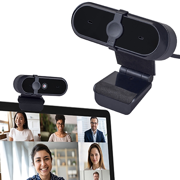 מצלמת רשת למחשב WEBCAM 1080P FULL HD עם תריס ביטחון להגנת הפרטיות