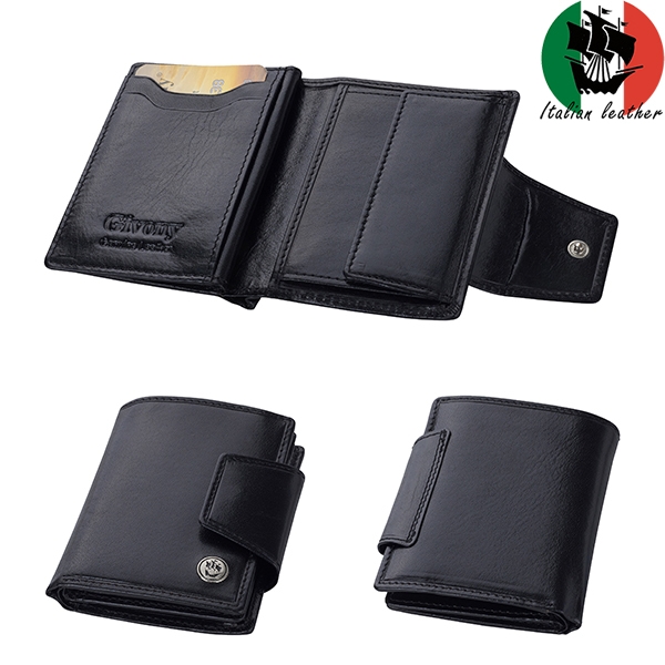 ארנק בטיחות RFID + NFC מעור תא למטבעות ותא לשטרות מבית המותג גבעוני