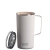 Tower Mug ספל תרמי נירוסטה ציפוי קרמי פנימי מכסה טרייטן עם ידית מבית ASOBU