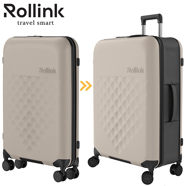 FLEX - 360 SPINNER המזוודה המתקפלת הדקה ביותר בעולם 29'' של מותג המזוודות החכמות Rollink
